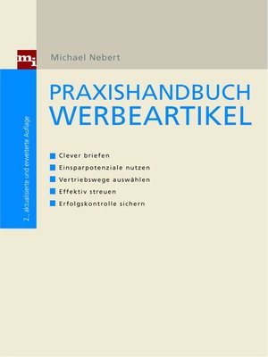 cover image of Praxishandbuch Werbeartikel